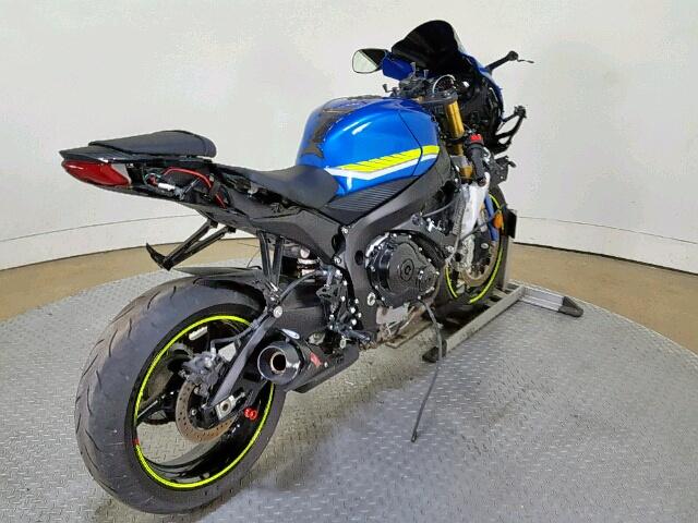 JS1GR7MA1J2100138 - 2018 SUZUKI GSX-R750 BLUE photo 8