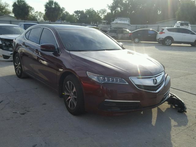 19UUB1F3XGA000984 - 2016 ACURA TLX MAROON photo 1