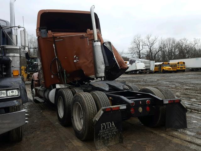 1FUJA6CG42LJ96354 - 2002 FREIGHTLINER CONVENTION BROWN photo 3