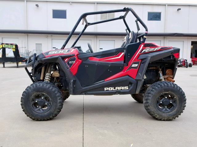 4XAVBE876FB946221 - 2015 POLARIS RZR S 900 RED photo 3