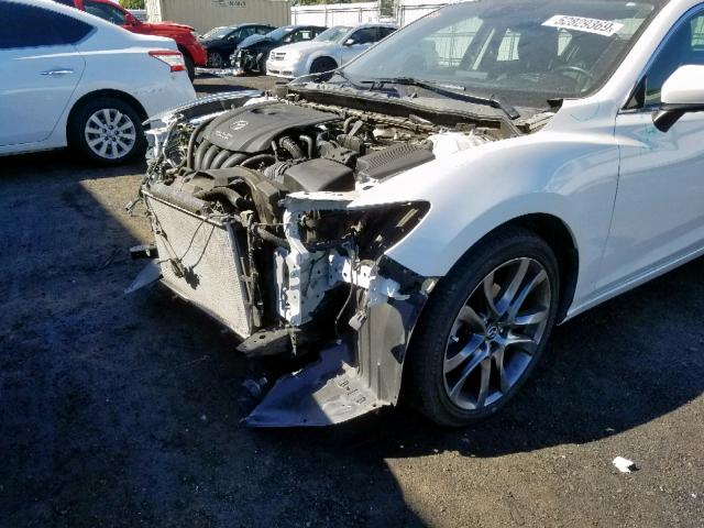 JM1GJ1W52G1443730 - 2016 MAZDA 6 GRAND TO WHITE photo 9