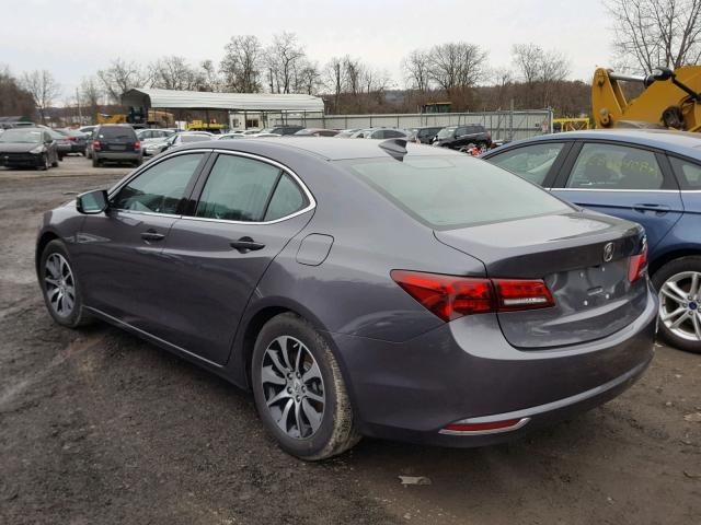 19UUB1F38HA002220 - 2017 ACURA TLX GRAY photo 3