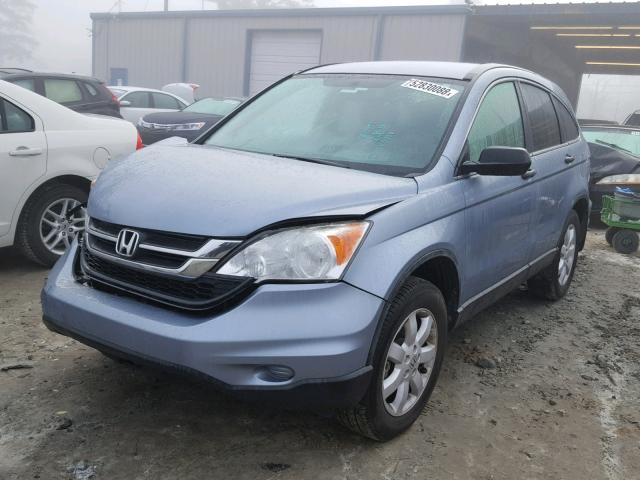 5J6RE3H43BL035337 - 2011 HONDA CR-V SE BLUE photo 2