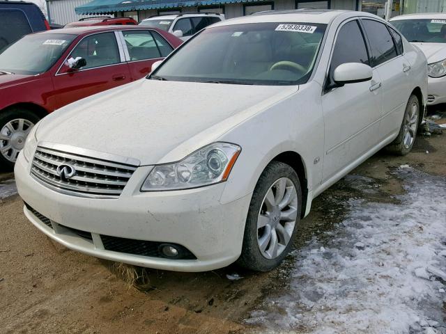 JNKAY01F27M456468 - 2007 INFINITI M35 BASE WHITE photo 2