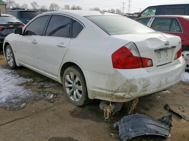 JNKAY01F27M456468 - 2007 INFINITI M35 BASE WHITE photo 3