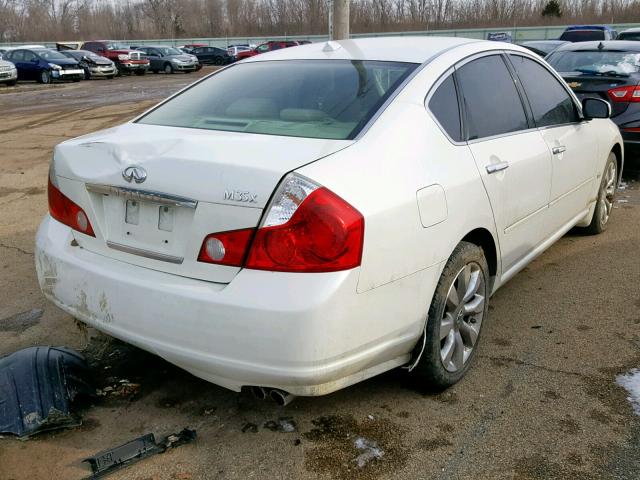 JNKAY01F27M456468 - 2007 INFINITI M35 BASE WHITE photo 4