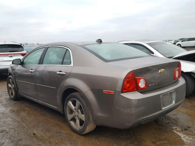 1G1ZC5E03CF173283 - 2012 CHEVROLET MALIBU 1LT BROWN photo 3