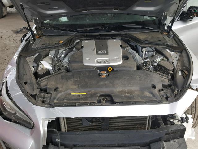 JN1BV7AP2EM671266 - 2014 INFINITI Q50 BASE SILVER photo 7