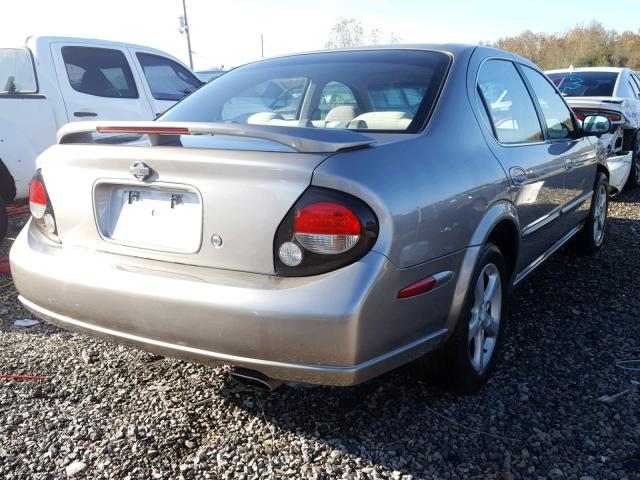 JN1CA31D11T828851 - 2001 NISSAN MAXIMA GXE SILVER photo 4