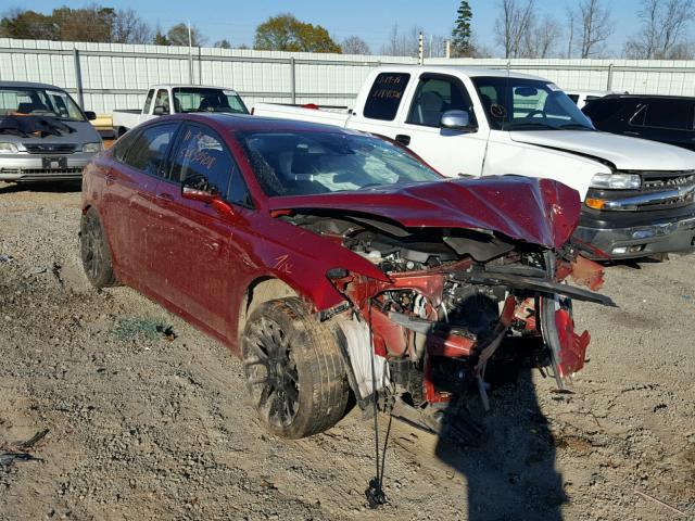 3FA6P0D95FR275196 - 2015 FORD FUSION TIT RED photo 1