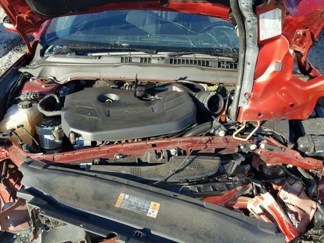 3FA6P0D95FR275196 - 2015 FORD FUSION TIT RED photo 7