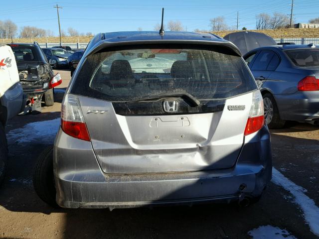 JHMGE88459S042749 - 2009 HONDA FIT SPORT SILVER photo 9