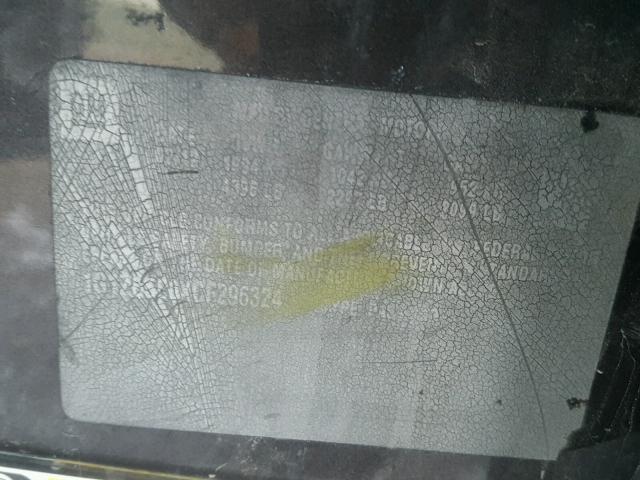 1G1ZB5E0XCF296324 - 2012 CHEVROLET MALIBU LS ნაცრისფერი ფოტო 10