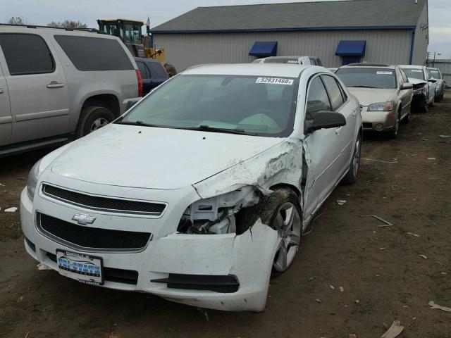 1G1ZB5E11BF304849 - 2011 CHEVROLET MALIBU LS WHITE photo 2
