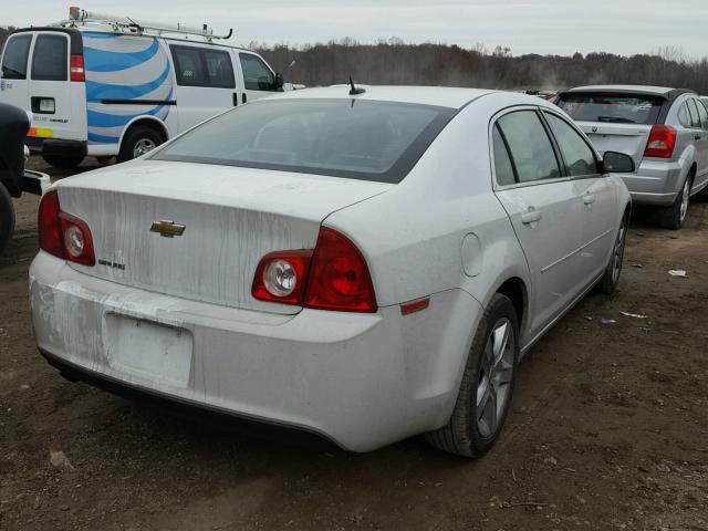 1G1ZB5E11BF304849 - 2011 CHEVROLET MALIBU LS WHITE photo 4