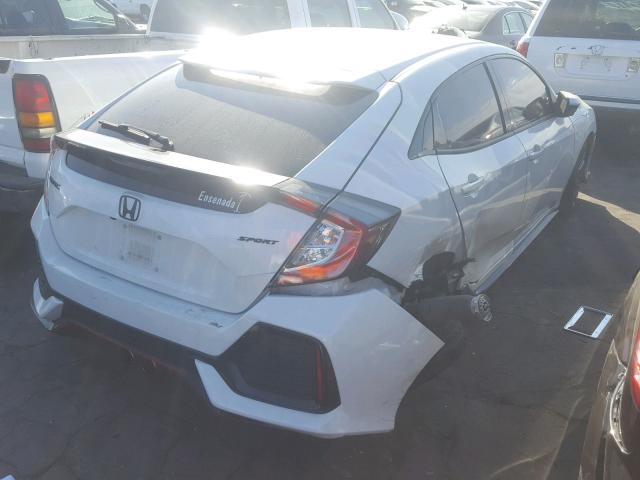 SHHFK7H40JU414529 - 2018 HONDA CIVIC SPOR WHITE photo 4