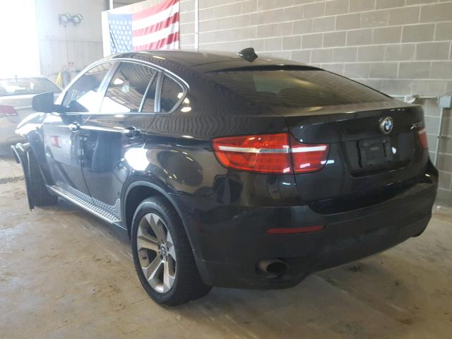 5UXFG2C54E0H09953 - 2014 BMW X6 XDRIVE3 BLACK photo 3