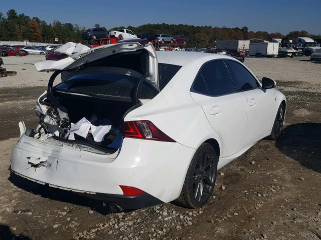 JTHBF1D21E5042582 - 2014 LEXUS IS 250 WHITE photo 4