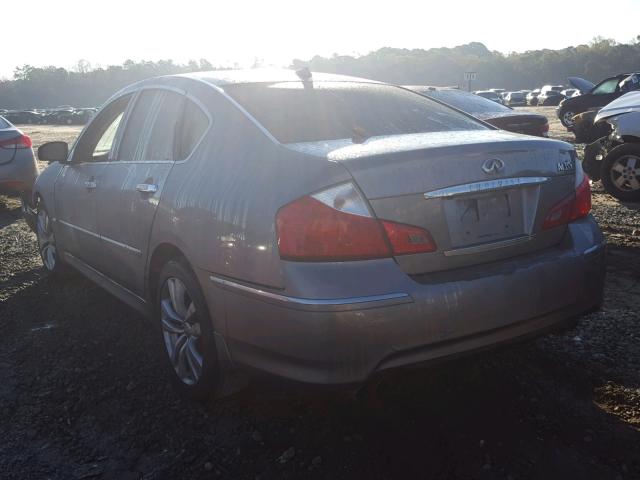 JNKAY01F28M652637 - 2008 INFINITI M35 BASE SILVER photo 3