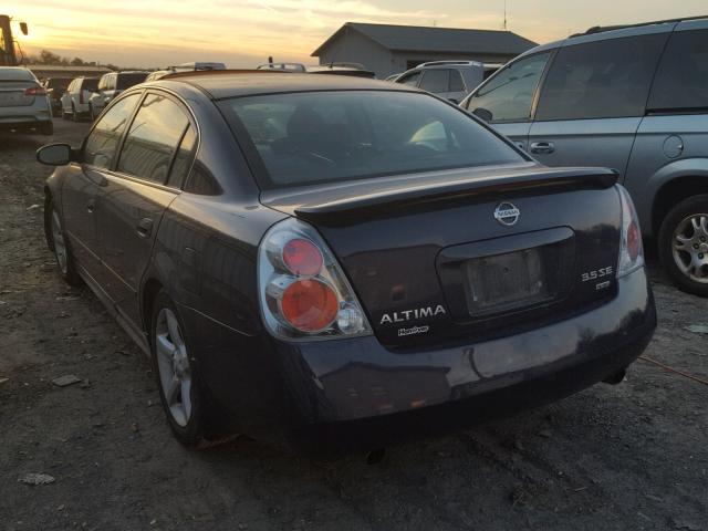 1N4BL11D25N472837 - 2005 NISSAN ALTIMA SE BLUE photo 3