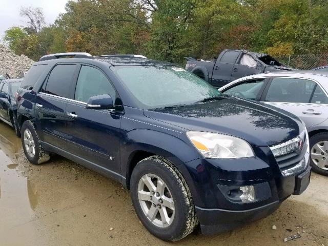 5GZEV23777J139590 - 2007 SATURN OUTLOOK XR BLUE photo 1