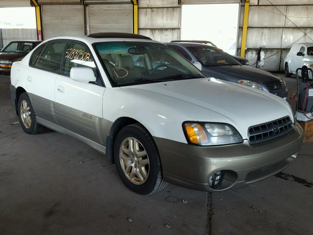 4S3BE686917211261 - 2001 SUBARU LEGACY OUT WHITE photo 1