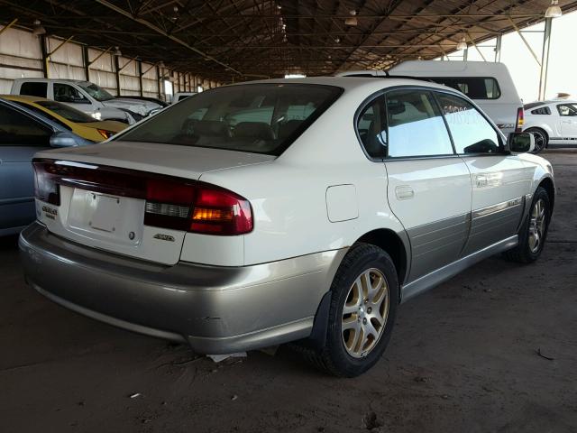 4S3BE686917211261 - 2001 SUBARU LEGACY OUT WHITE photo 4