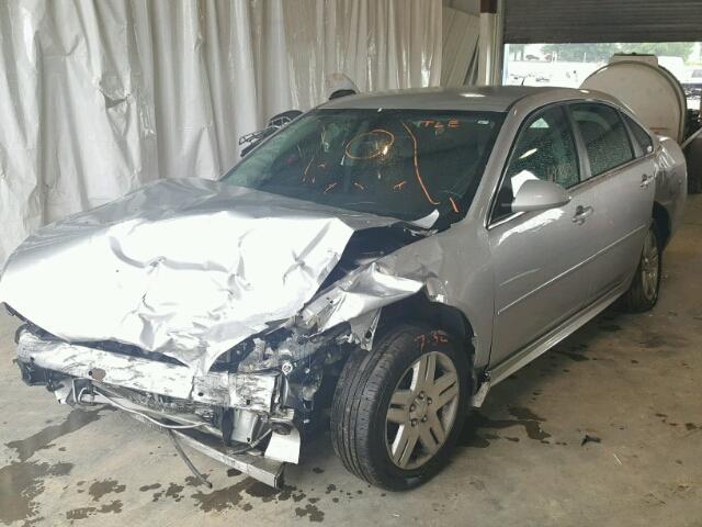 2G1WB5E36E1136285 - 2014 CHEVROLET IMPALA LIM GRAY photo 2