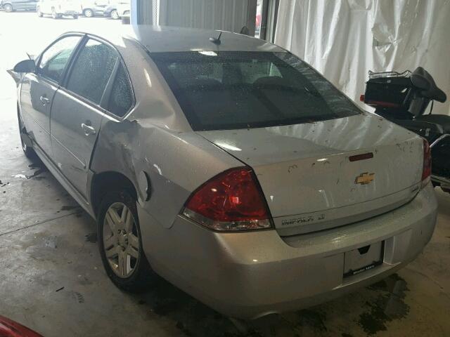 2G1WB5E36E1136285 - 2014 CHEVROLET IMPALA LIM GRAY photo 3