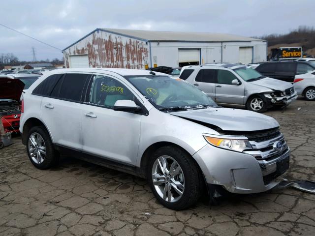 2FMDK3JC8BBB65457 - 2011 FORD EDGE SEL SILVER photo 1