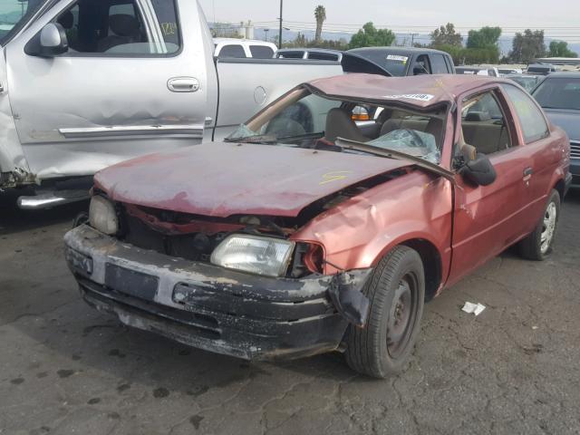 JT2AC52L1V0238620 - 1997 TOYOTA TERCEL CE RED photo 2