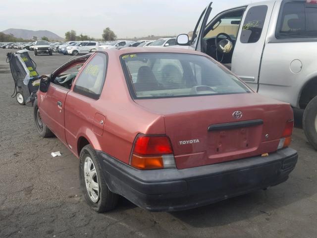 JT2AC52L1V0238620 - 1997 TOYOTA TERCEL CE RED photo 3