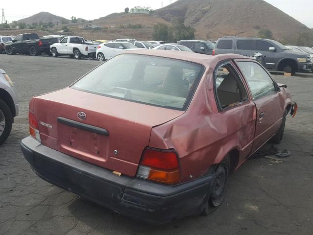 JT2AC52L1V0238620 - 1997 TOYOTA TERCEL CE RED photo 4