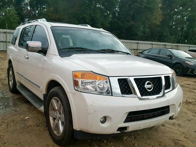 5N1BA0NF9CN616723 - 2012 NISSAN ARMADA SV WHITE photo 1