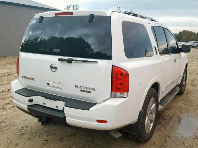 5N1BA0NF9CN616723 - 2012 NISSAN ARMADA SV WHITE photo 4