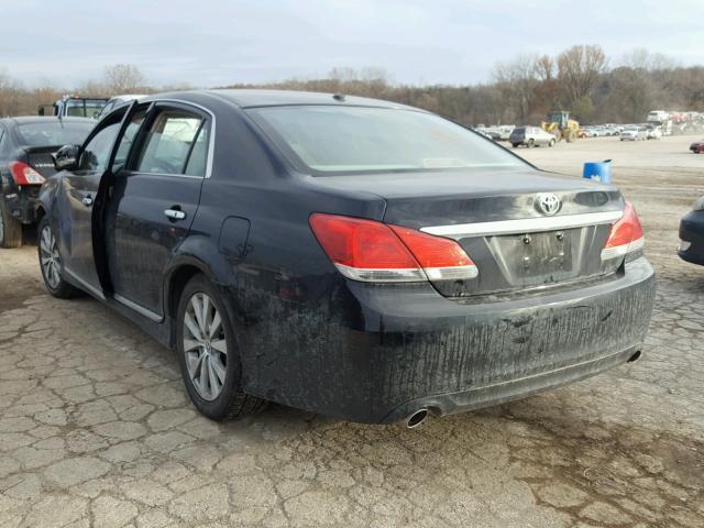 4T1BK3DB5BU397910 - 2011 TOYOTA AVALON BAS BLACK photo 3