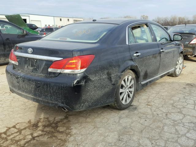 4T1BK3DB5BU397910 - 2011 TOYOTA AVALON BAS BLACK photo 4