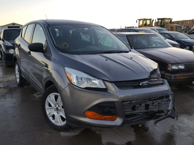 1FMCU0F73EUD50627 - 2014 FORD ESCAPE S GRAY photo 1