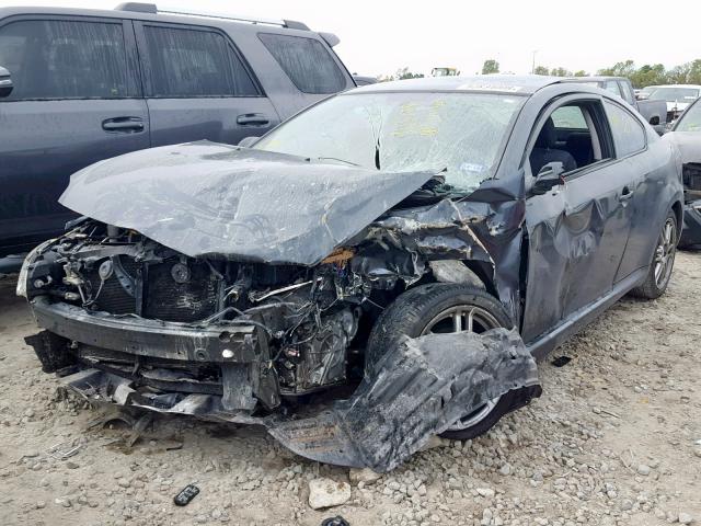 JTKDE177670219303 - 2007 TOYOTA SCION TC GRAY photo 2