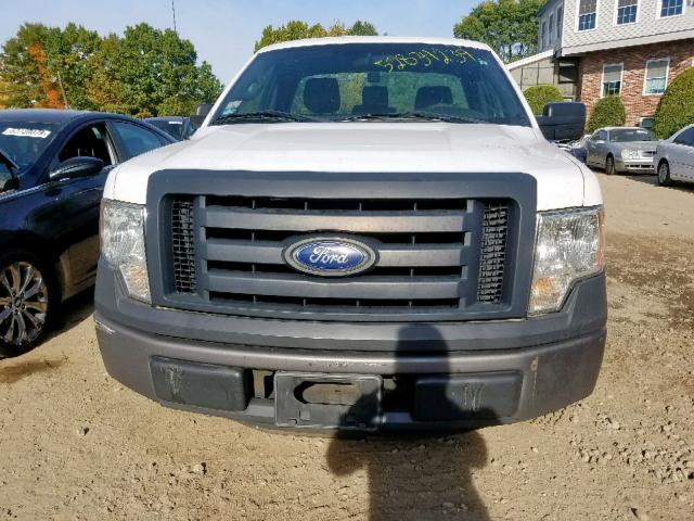 1FTMF1CM1BKD83894 - 2011 FORD F150 WHITE photo 9