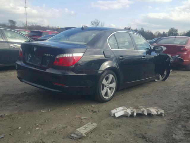 WBANV13528CZ58925 - 2008 BMW 528 XI BLACK photo 4