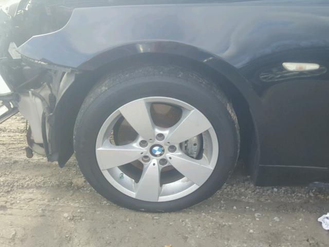 WBANV13528CZ58925 - 2008 BMW 528 XI BLACK photo 9