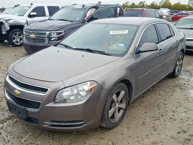 1G1ZC5EU0BF245476 - 2011 CHEVROLET MALIBU 1LT GRAY photo 2