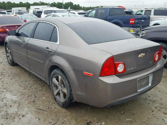 1G1ZC5EU0BF245476 - 2011 CHEVROLET MALIBU 1LT GRAY photo 3