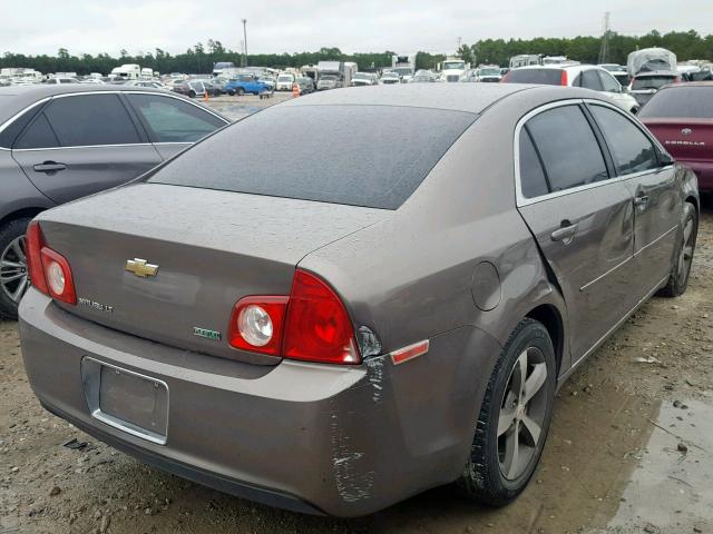 1G1ZC5EU0BF245476 - 2011 CHEVROLET MALIBU 1LT GRAY photo 4