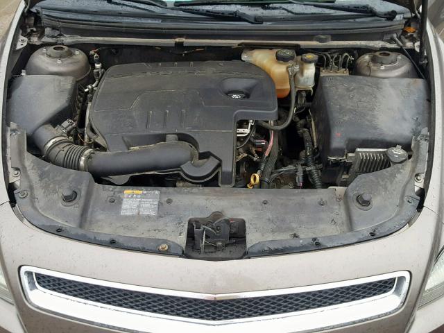 1G1ZC5EU0BF245476 - 2011 CHEVROLET MALIBU 1LT GRAY photo 7