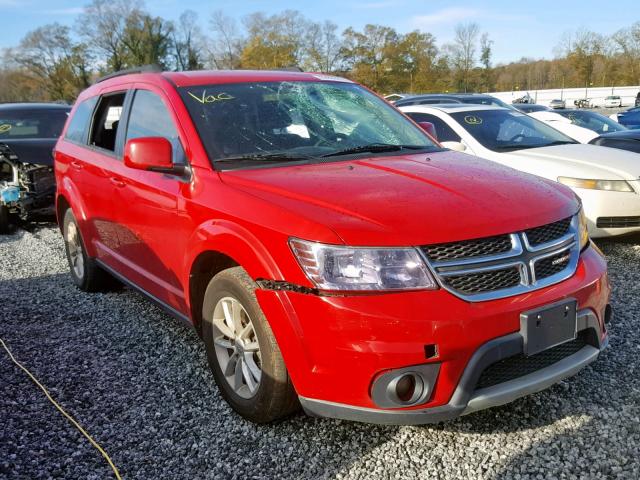 3C4PDCBG8DT619548 - 2013 DODGE JOURNEY SX RED photo 1