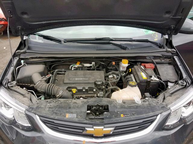 1G1JF5SB3J4134616 - 2018 CHEVROLET SONIC PREM GRAY photo 7