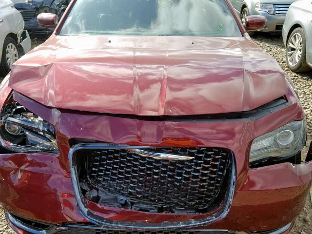 2C3CCAGG4KH648540 - 2019 CHRYSLER 300 S MAROON photo 7