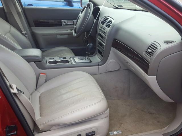1LNHM87A04Y651457 - 2004 LINCOLN LS RED photo 5